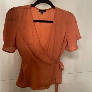 Beautiful Burnt Orange Blouse